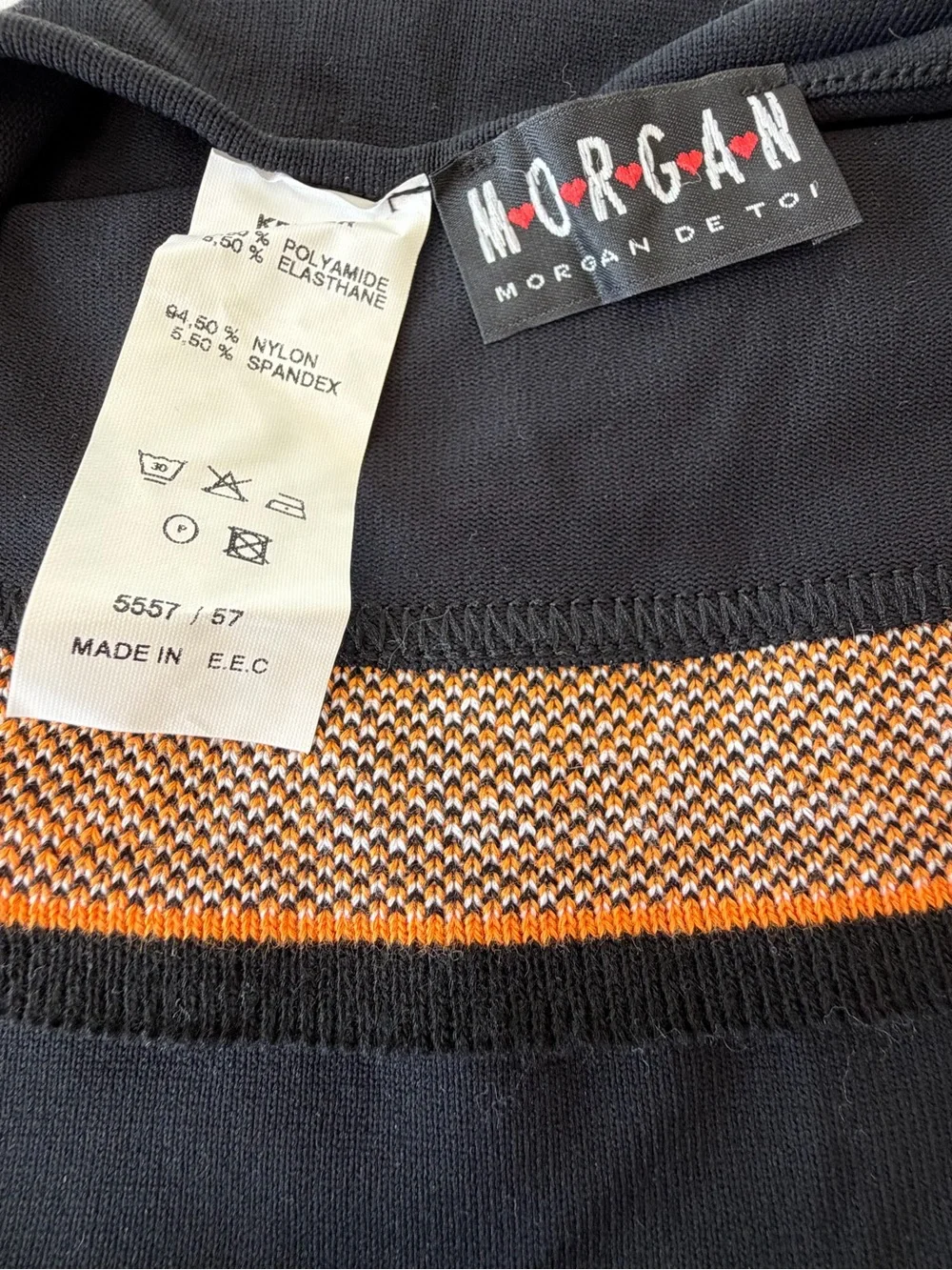 True Vintage Morgan De Toi Logo Cami Tank Top - Picture 5 of 7